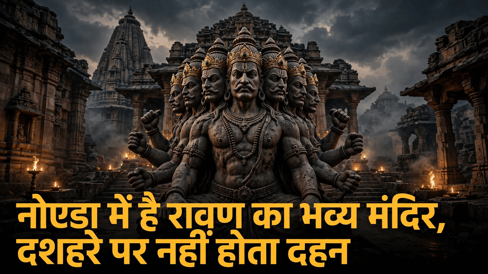 ग्रेटर नोएडा के बिसरख जलालपुर गांव को रावण की जन्मस्थली माना जाता है।