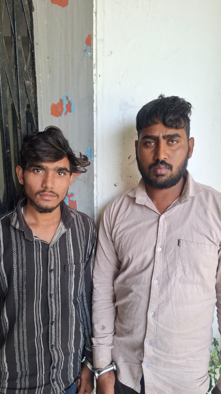 नारायणगढ़ में नकबजनी के दो आरोपी गिरफ्तार, तीन वारदातों का खुलासा; जेवर और 20 हजार रुपए बरामद