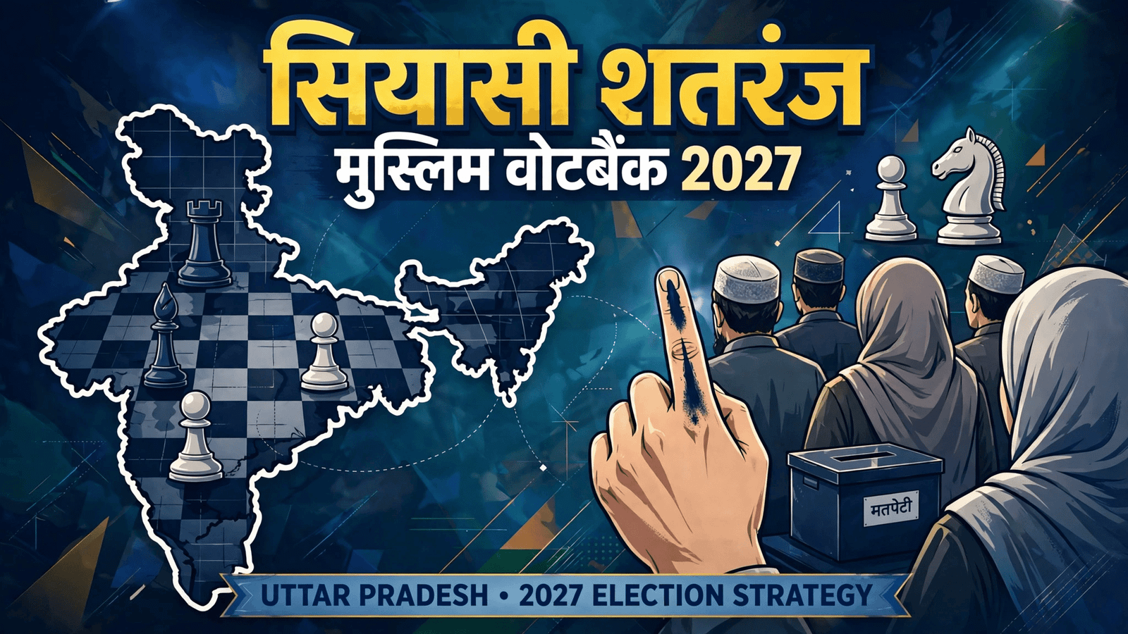 यूपी के सियासी शतरंज पर ओवैसी के दांव से अखिलेश को टेंशन, चुनावी आंकड़े बता रहे बड़ी कहानी